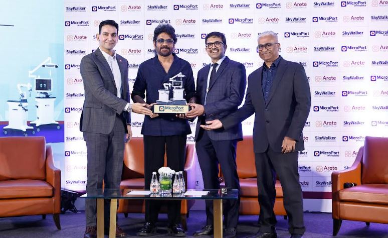 Twin States' First SkyWalker™ Orthopedic Robotic System Launched at Arete Hospitals, Hyderabad