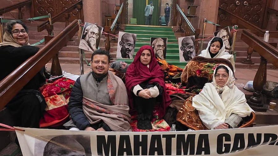 Opposition sits on overnight protest in parliament against passage of G RAM G bill