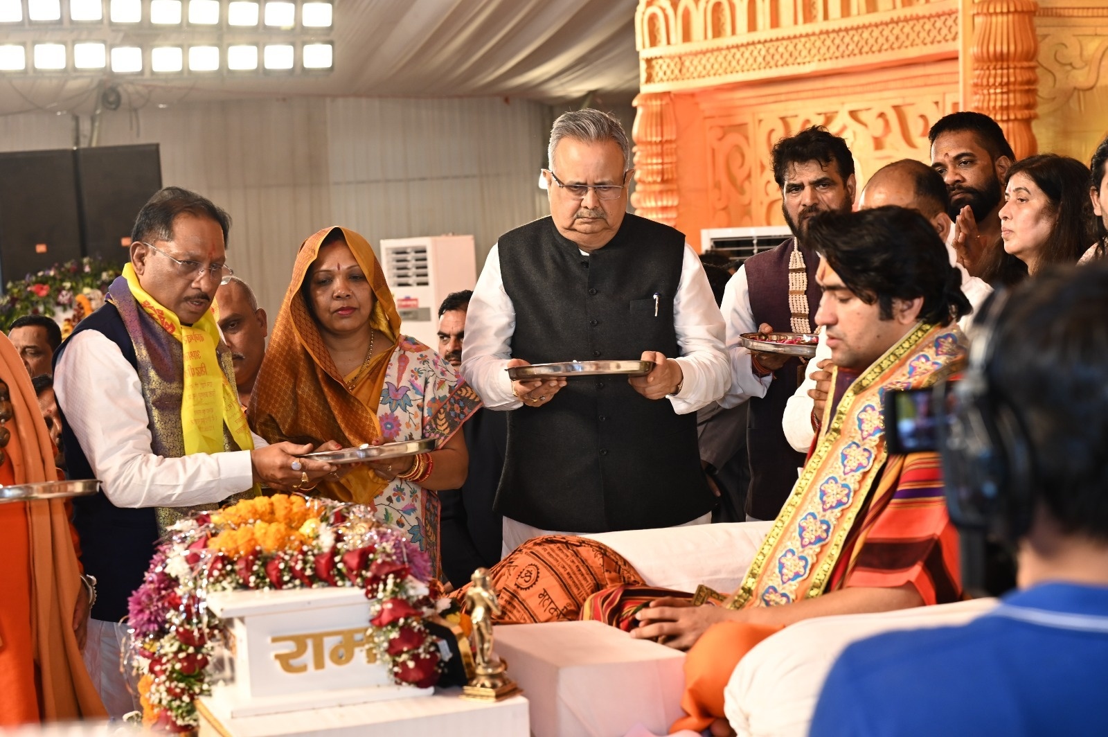 Chief Minister Vishnu Deo Sai Participates in Divine Shri Hanumant Katha Ceremony