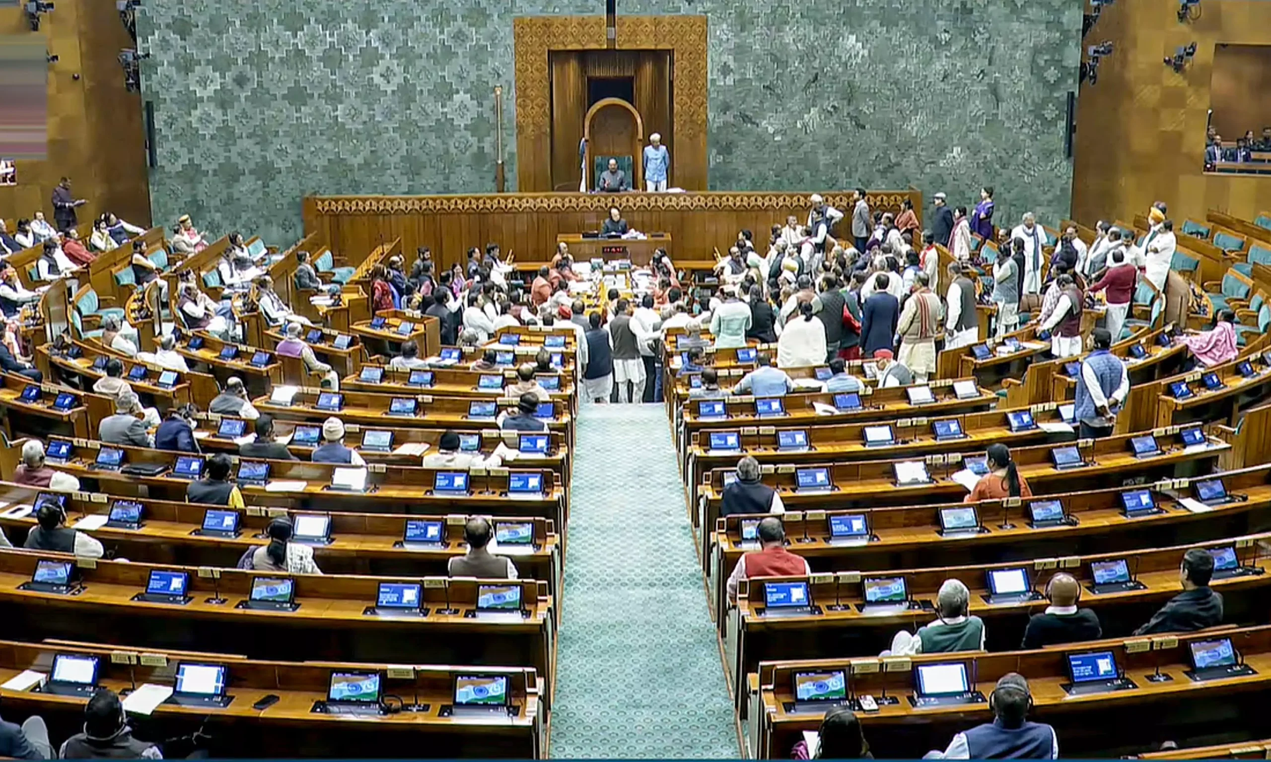 Lok Sabha Adjourned For The Day Amid Continued Uproar Over SIR