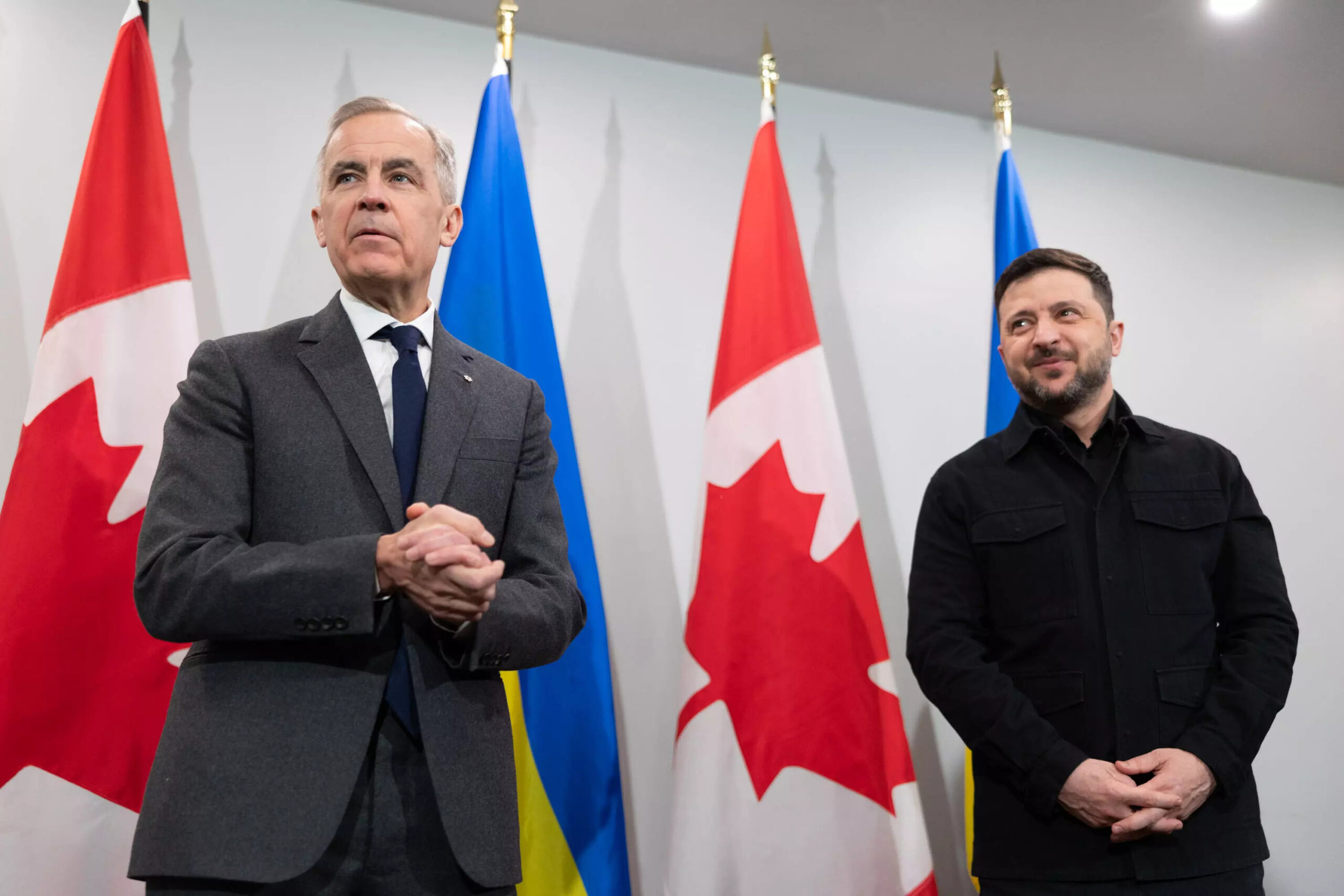 Zelensky Stops in Canada En Route to US as Russia Pummels Ukraine
