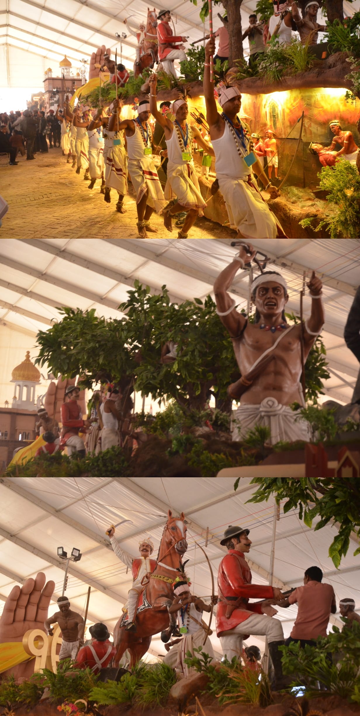 Chhattisgarh tableau based on theme “The Mantra of Freedom – Vande Mataram” on Kartavya Path