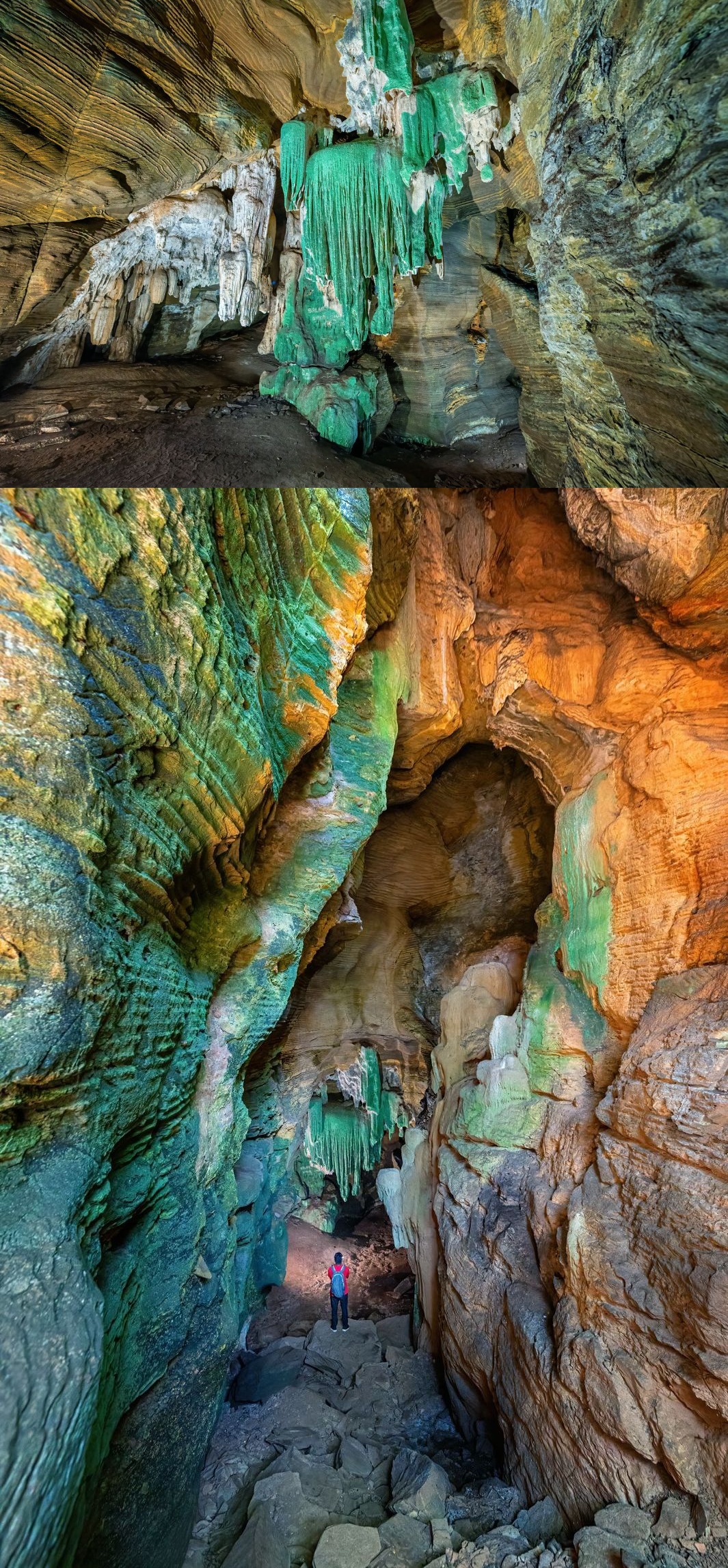 Unique “Green Cave” Discovered in Kanger Valley
