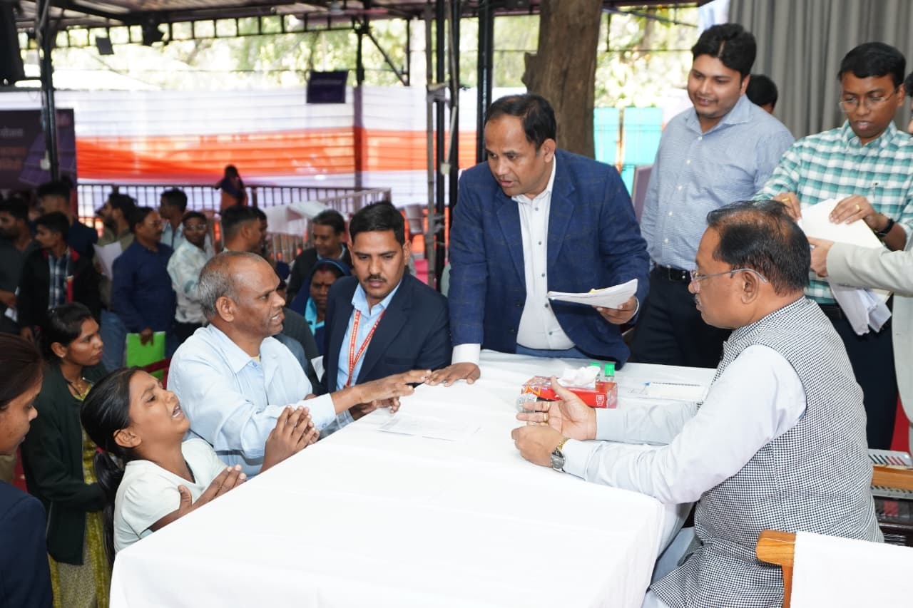 CM Sai  sanctions ₹5 lakh assistance for the treatment  of a paralysed woman during   Jandarshan