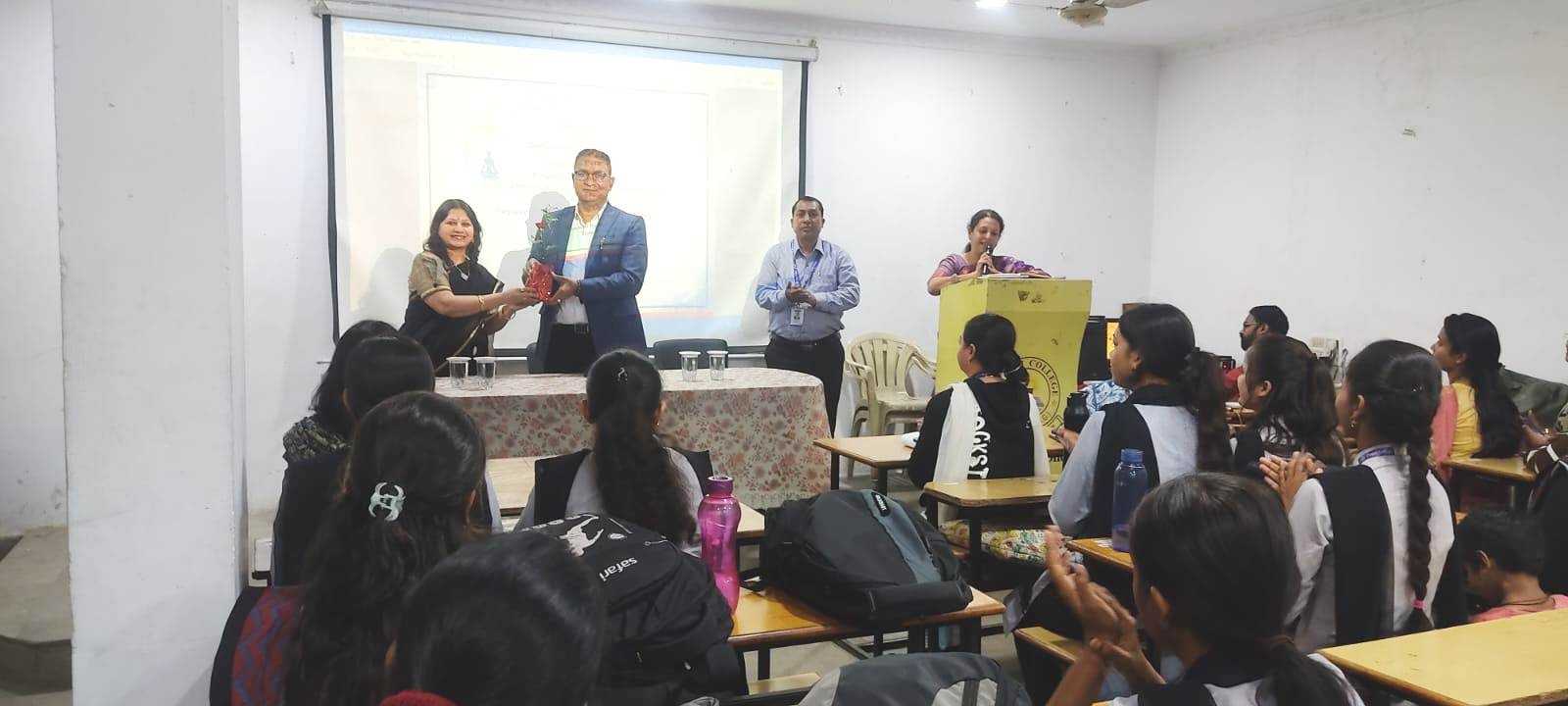 Pragati College Organises a “Yoga and Meditation Workshop  for Stress and Mental Health”