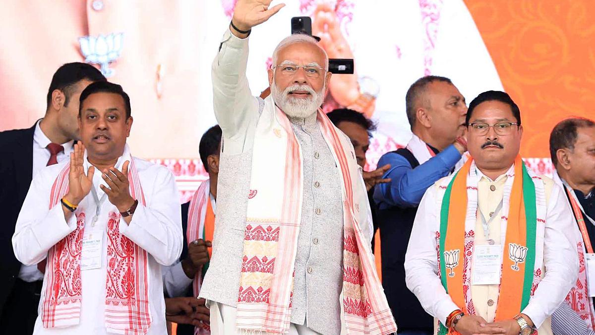 Congress ignored Northeast and put the country at risk: PM Modi at Guwahati rally