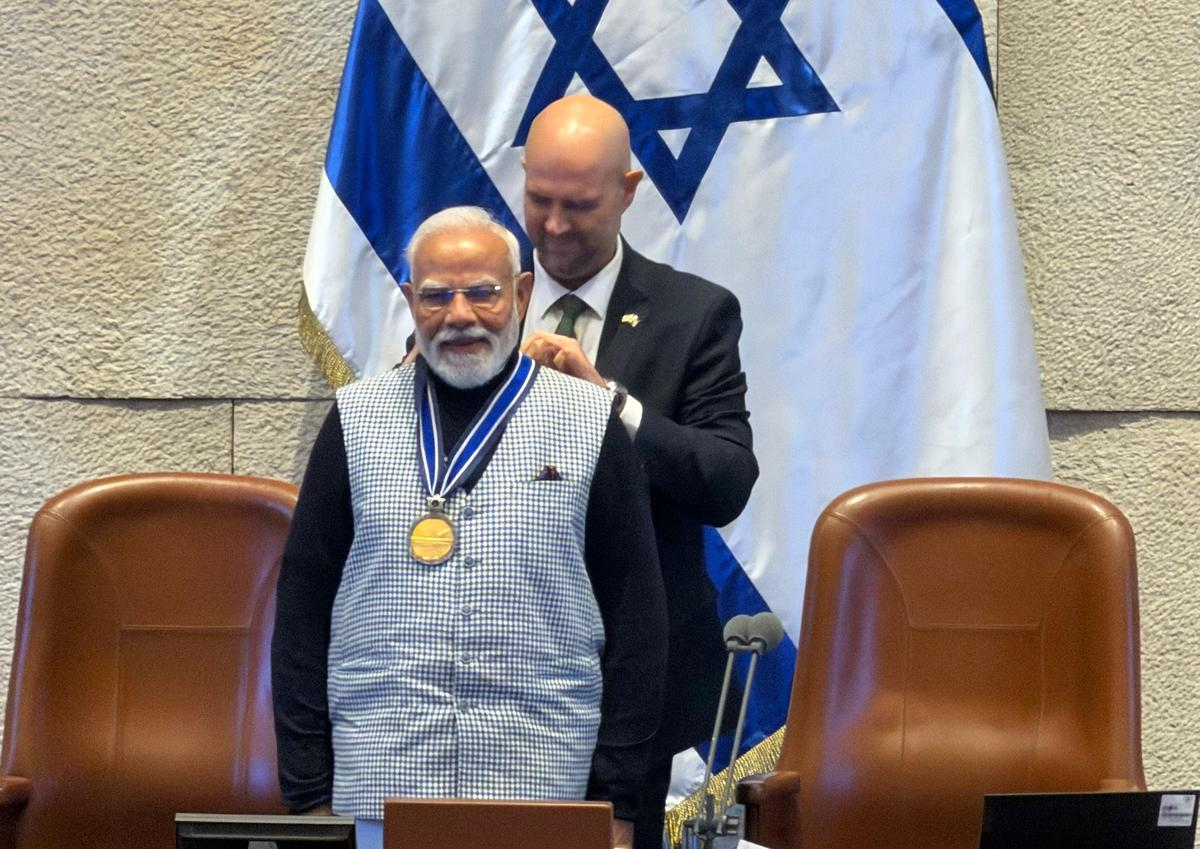 Modi at Knesset: India backs Gaza peace plan, declares ‘terrorism anywhere threatens peace everywhere’