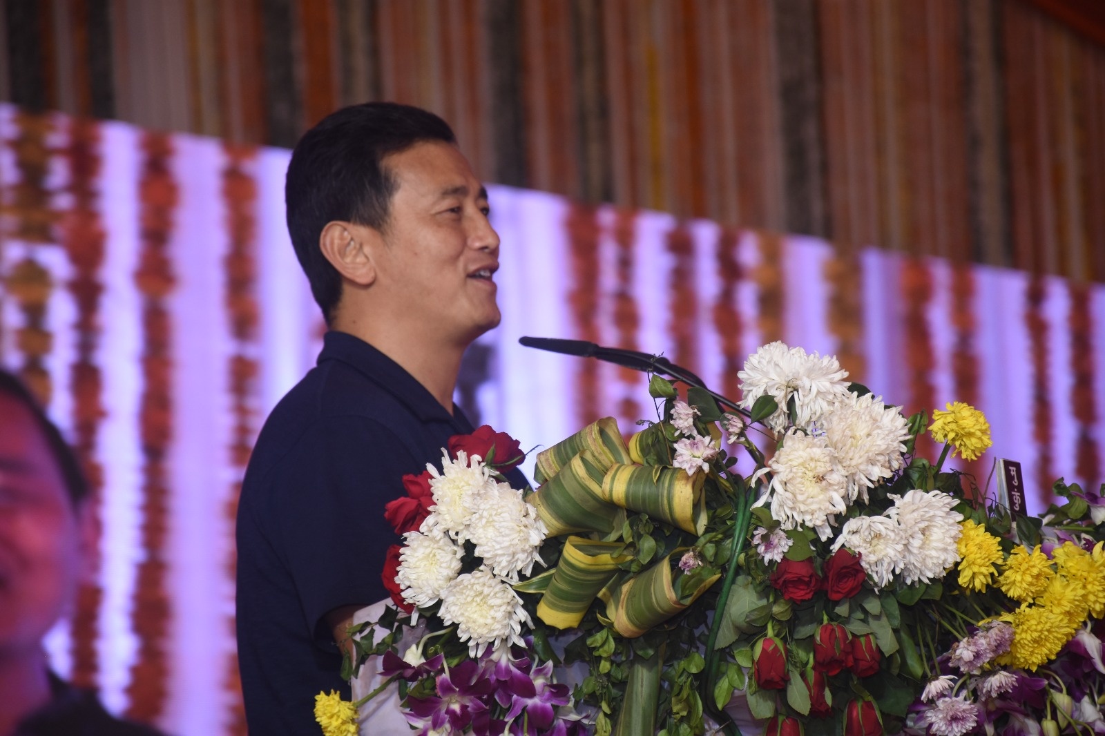 Baichung Bhutia Attends Closing Ceremony of Sarguja Olympics
