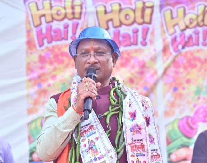 Holi is a festival of harmony, affinity, and letting go of grievances: Chief Minister  Vishnu Deo Sai