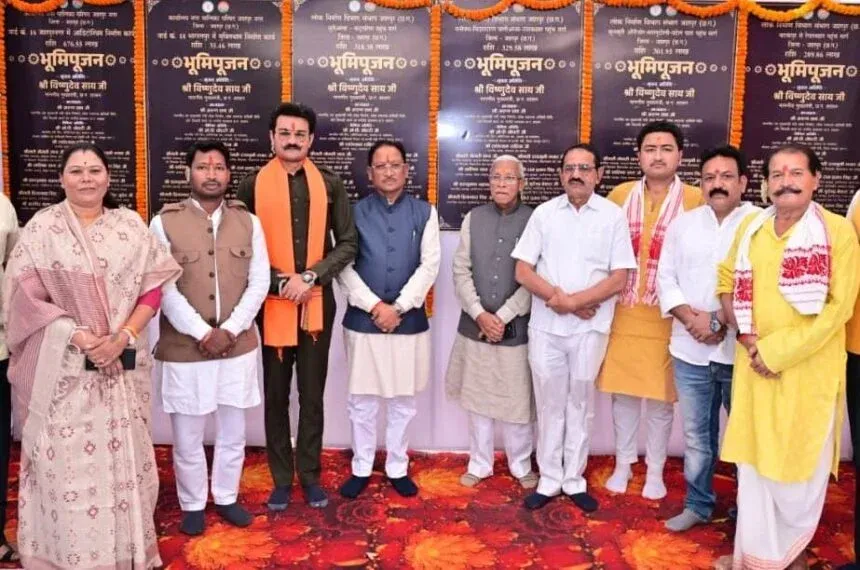 Jashpur Gets Development Boost: Chief Minister  Vishnu Deo Sai Performs Bhoomipujan for 6 Development Works Worth Rs 19.51 Crore