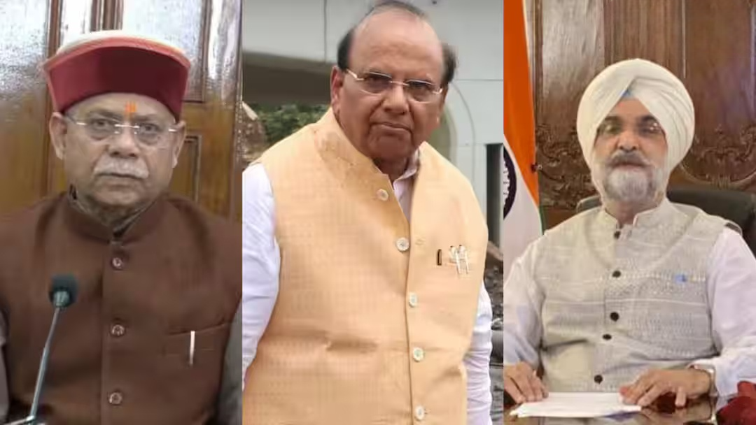 Shiv Pratap Shukla in Telangana, R.N. Ravi in ​​Bengal… Governors and LGs replaced in 9 states