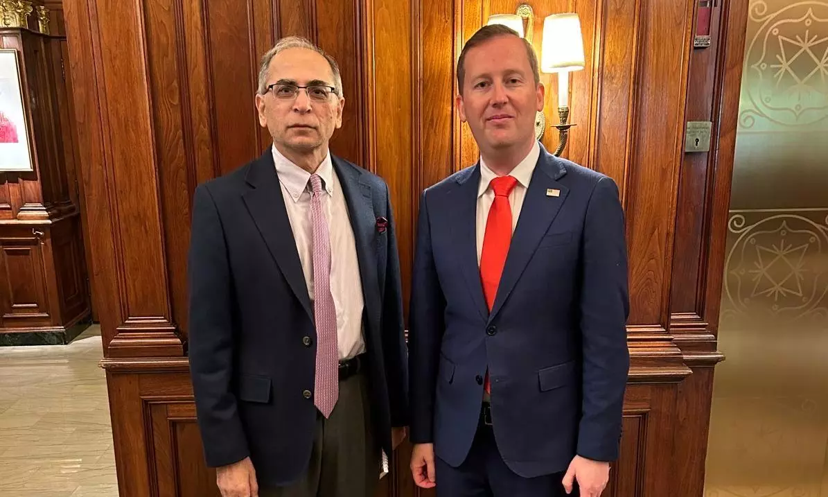 Ambassador Kwatra Meets US Envoy to India Sergei Gor