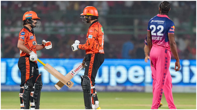 RR vs SRH Live Score: Ferreira breaks Abhishek and Ishan’s century partnership; the opening batsman returns to the pavilion after scoring 57 runs.