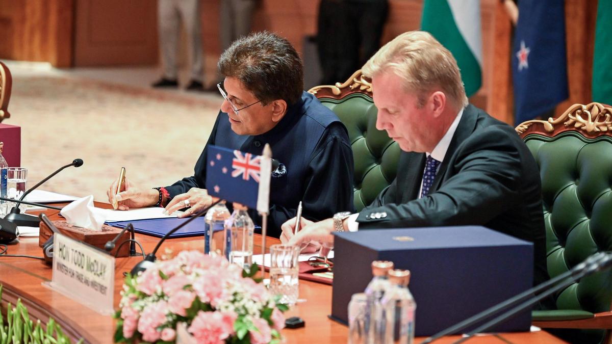 India, New Zealand ink “historic” free trade agreement, to be implemented later this year