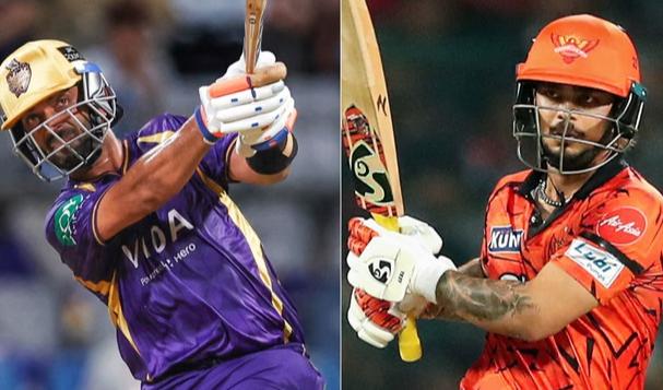 KKR vs SRH Live Score: Kolkata wins toss, invites Hyderabad to bat first; Playing XIs for both teams.