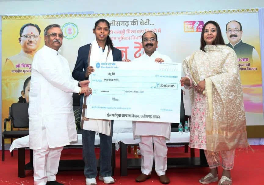 From Kerakachhar village to the World Cup: Sanju Devi get honours with ₹50 lakhs; for bringing laurels to the state by achieving excellence in international arena