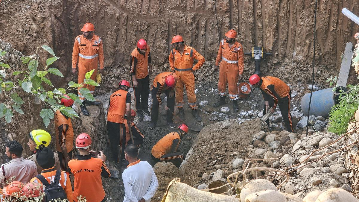 Bridge collapse in Jammu: Three bodies, one injured pulled out from rubble; probe ordered