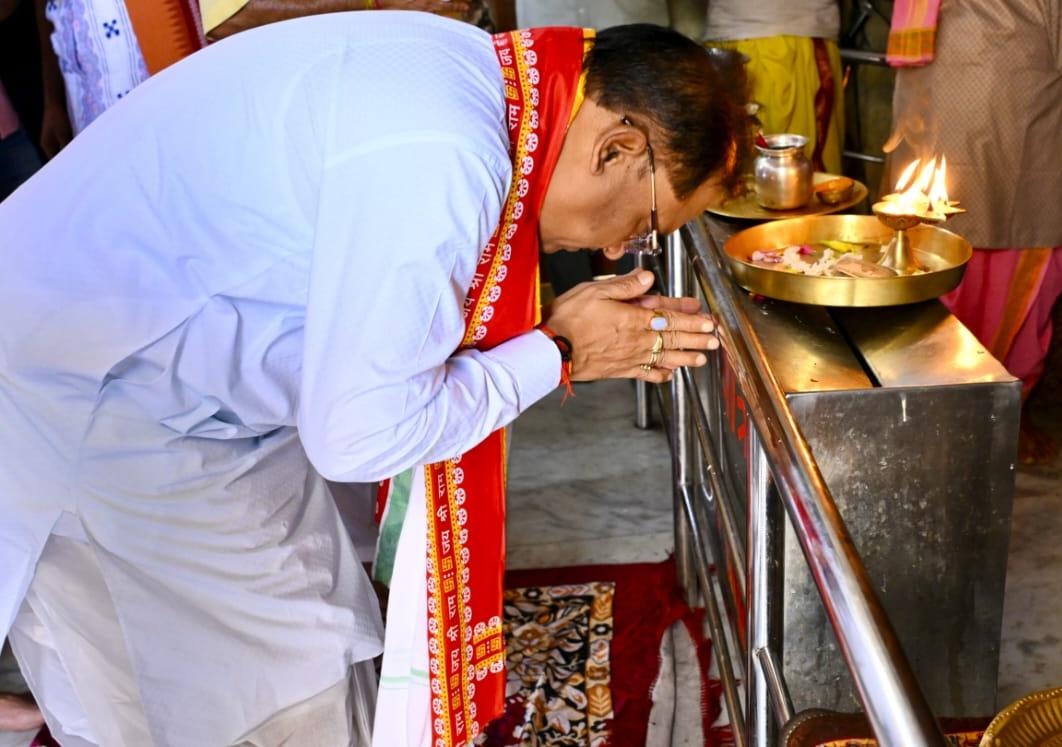 Chief Minister  Vishnu Deo Sai attends Harinam Sankirtan Namyagya in Raipur.