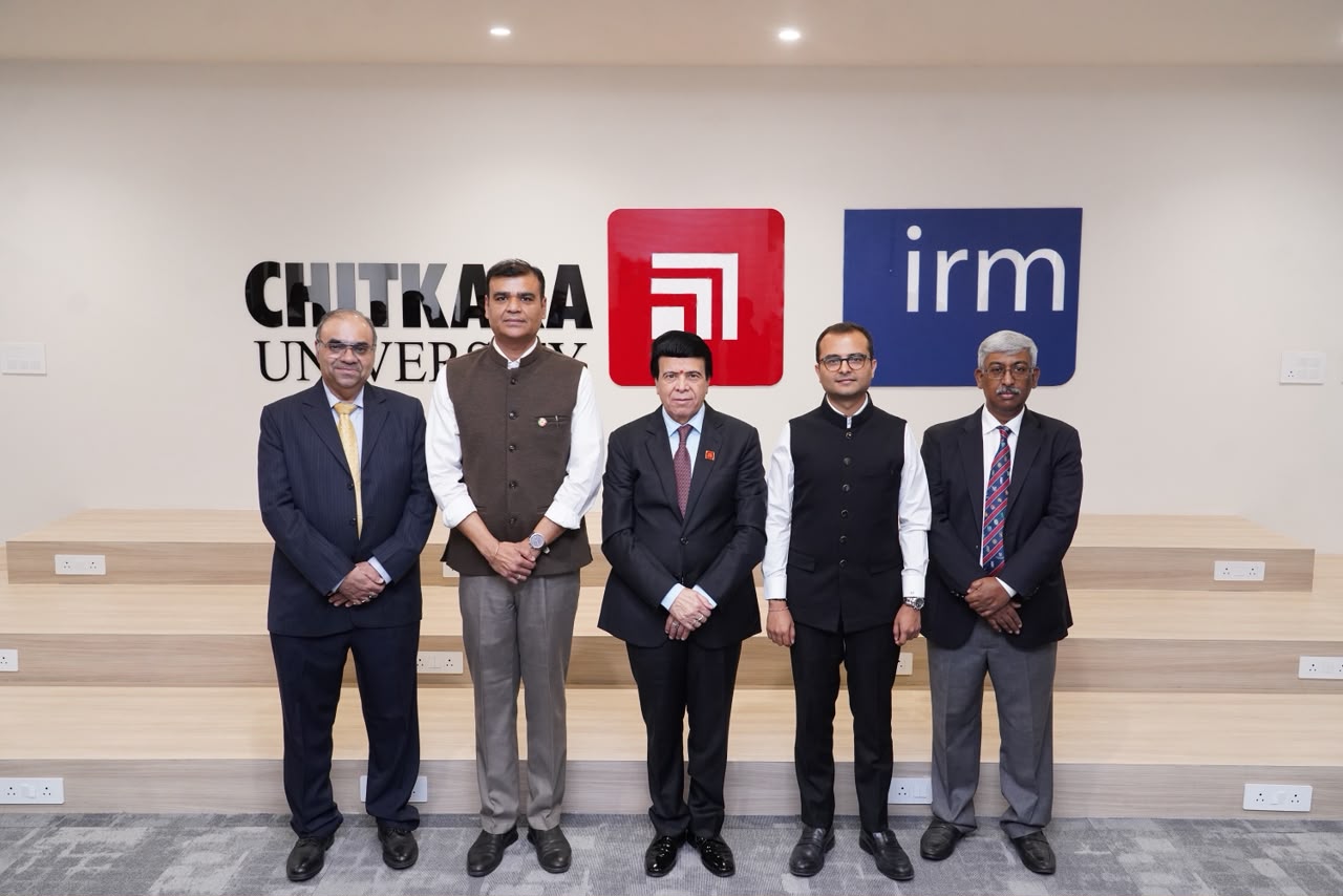 Chitkara University Launches Punjab's First IRM India Affiliate-Licensed Global Centre for Enterprise Risk Management