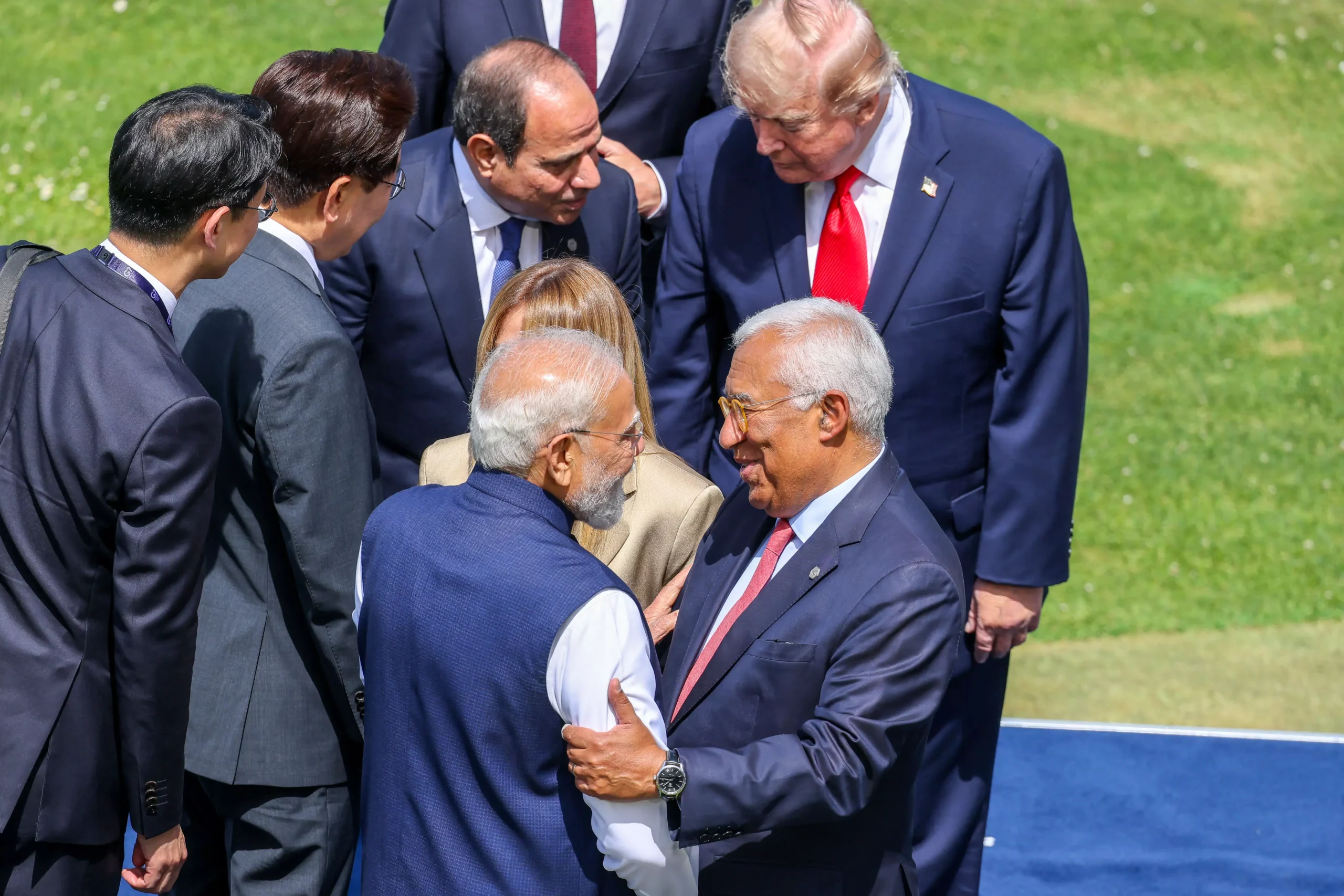 Cigarettes, Patches, Greenland: Hot Mics at the G7 Capture World Leaders’ Chats