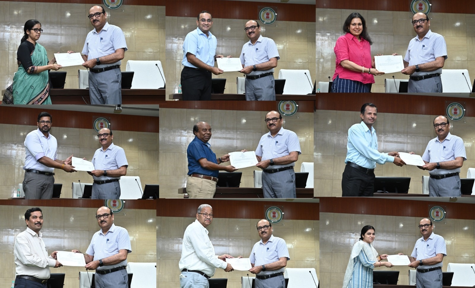 CG CS Awards Letters of Appreciation to Ministry Officials and Staff for E-Office Performance and Punctuality
