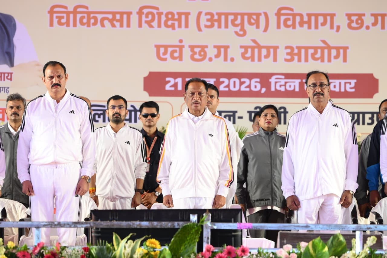 Make Yoga a part of your daily routine and contribute to building a healthy society: Chief Minister Vishnu Deo Sai