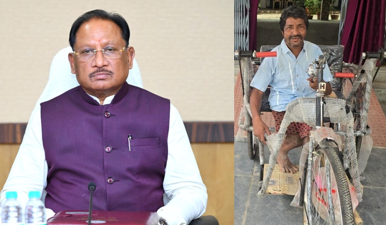 A New Lease of Mobility in Just 24 Hours: CM Vishnu Deo Sai’s Swift Intervention Transforms Life of Divyang Ganesh Ram Yadav