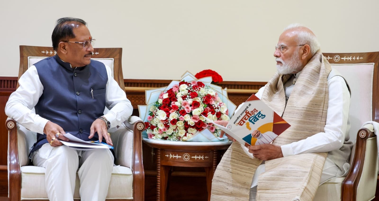 PM Modi, Chief Minister Vishnu Deo Sai Discuss Bastar Vision, Infrastructure and Industrial Growth