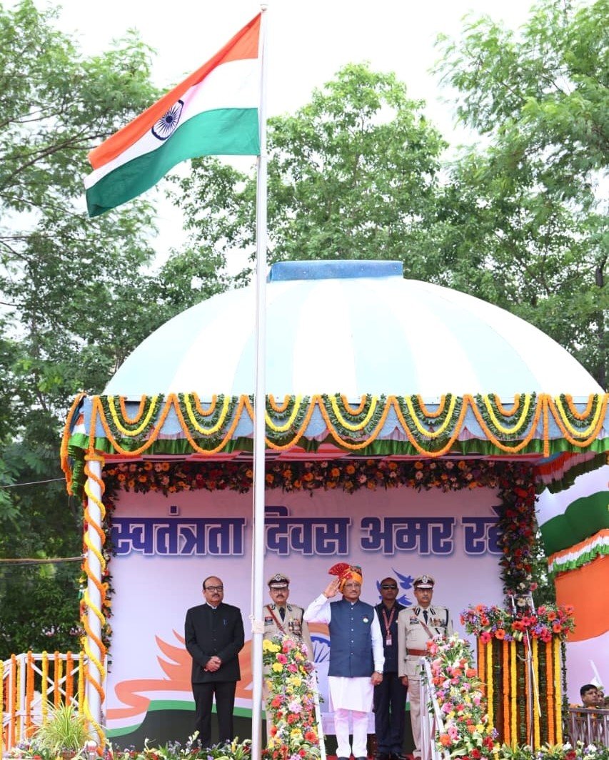 Sai Opens Independence Day Address With ‘Jai Johar’, Sets Out Roadmap for a Developed Chhattisgarh