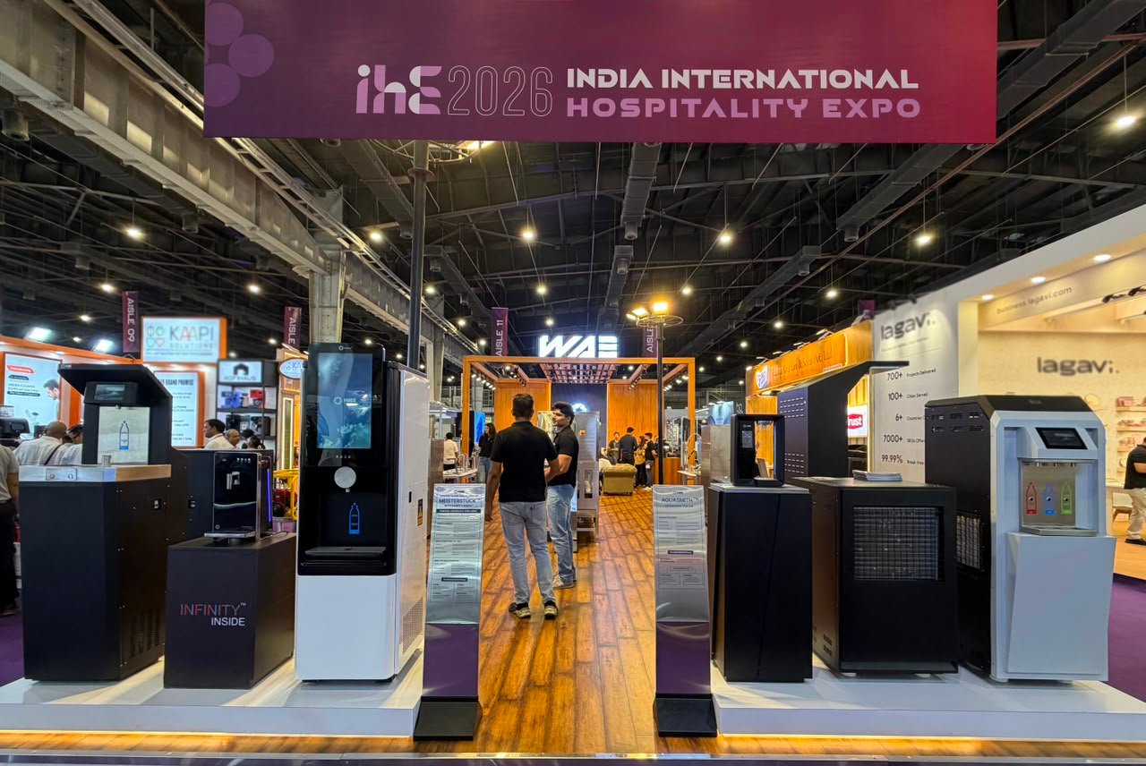 WAE Showcases Next-Generation Sustainable Water Technologies at the India International Hospitality Expo 2026