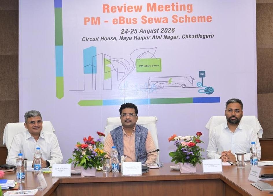 240 E-Buses to Transform Public Transport Across Four Chhattisgarh Cities