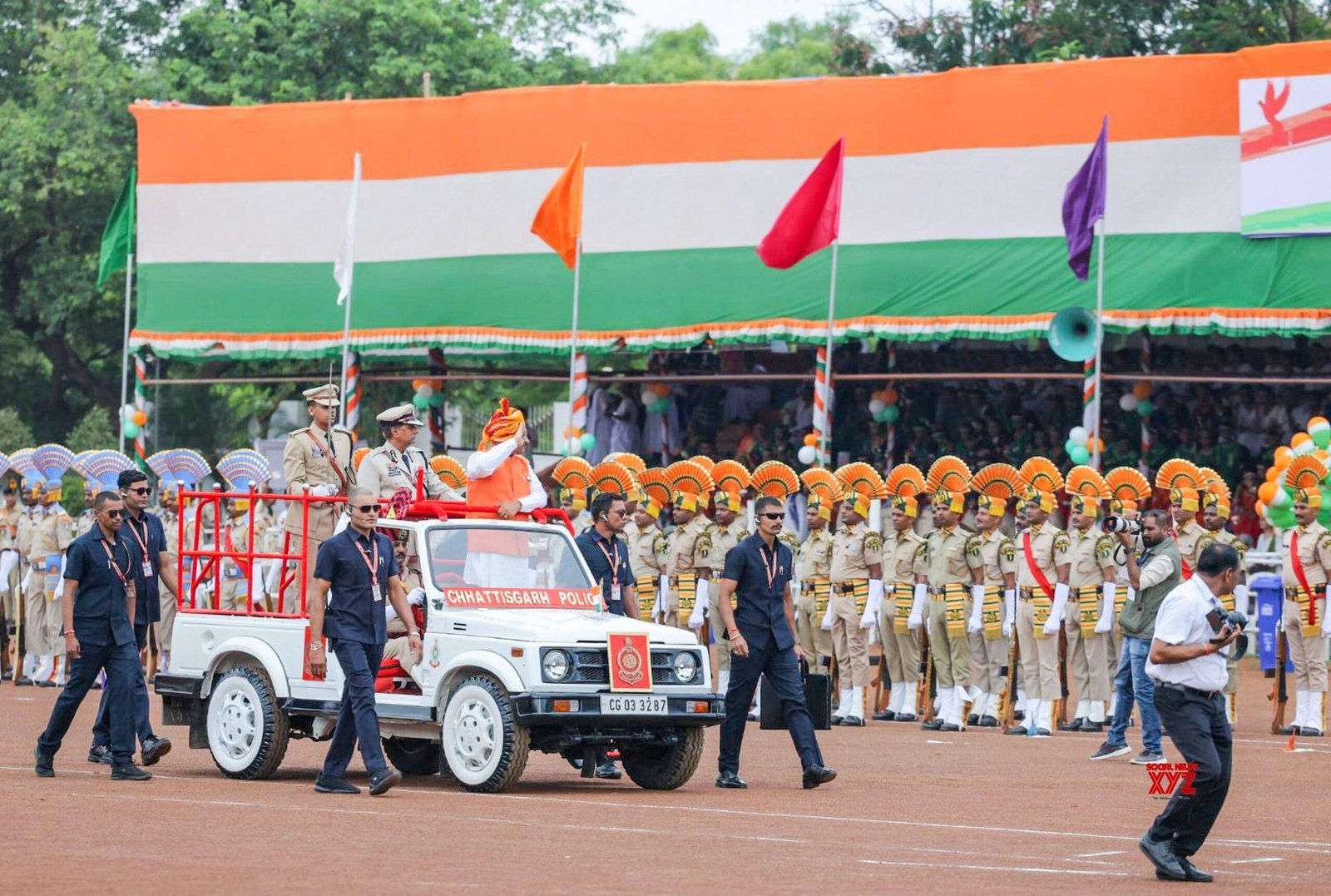 Chhattisgarh Gears Up for Independence Day; CM Vishnu Deo Sai to Hoist Tricolour in Raipur