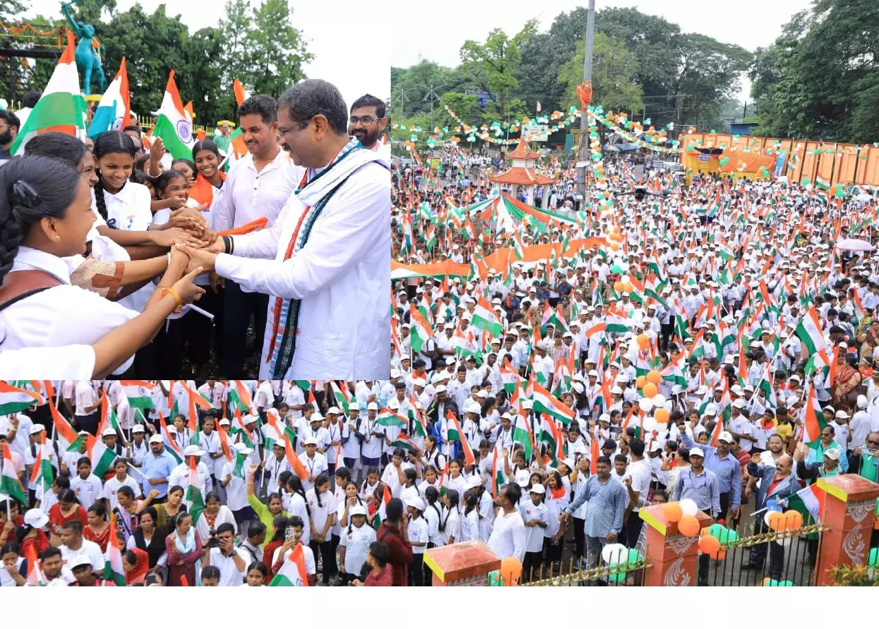 Pradhan Steps Up Sambalpur Outreach as BJP Gears Up for Rural Polls