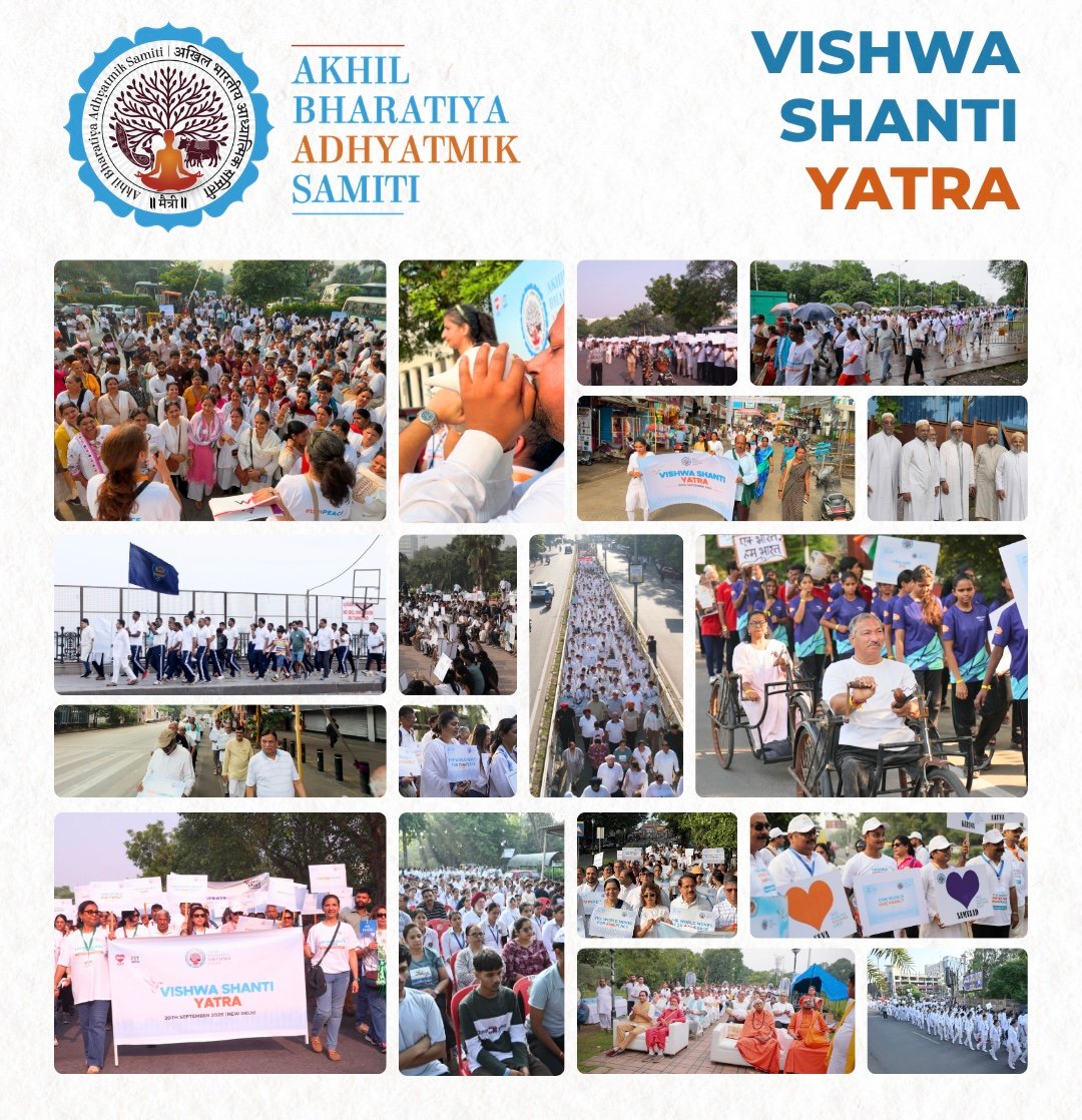 Akhil Bharatiya Adhyatmik Samiti (ABAS) Brings Vishwa Shanti Yatra 2026 – Unites Bharat in a Celebration of Peace, Diversity and One Humanity