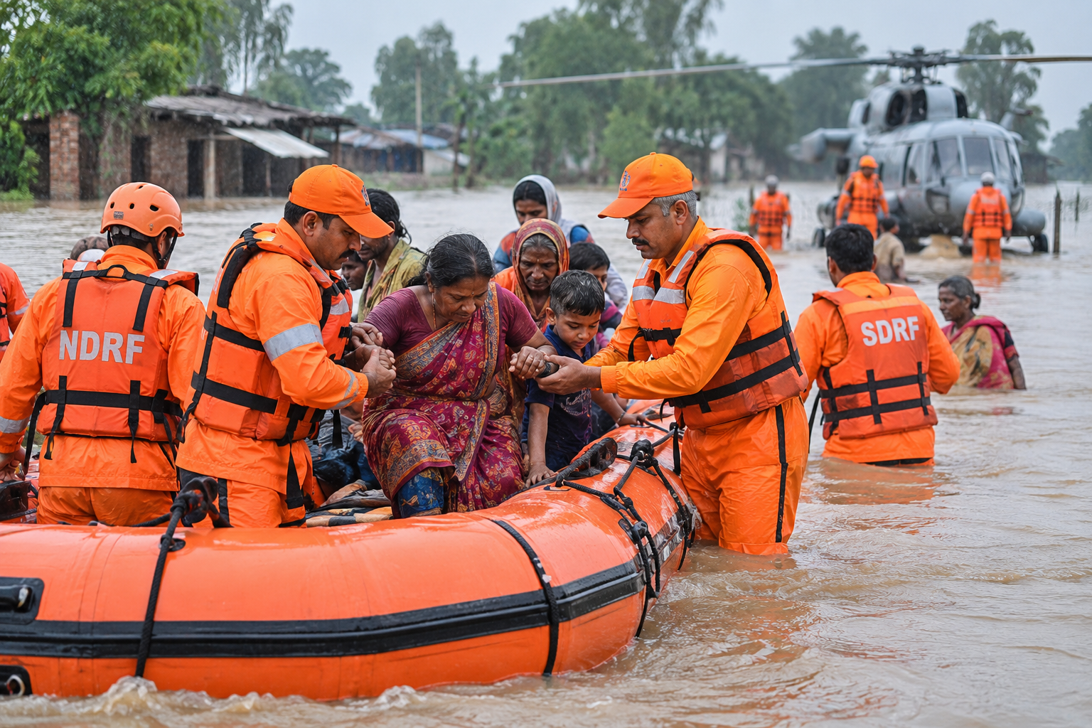 Over 16,000 Rescued as Flood Relief Operations Intensify Across Chhattisgarh