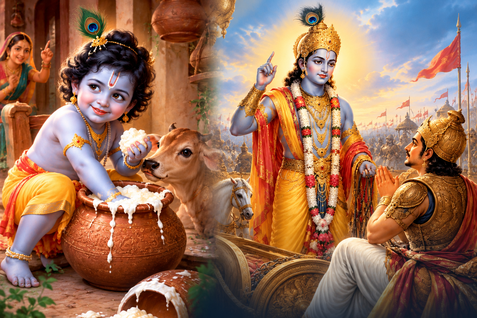 From the Flute to the Bhagavad Gita: Krishna’s Incredible Journey