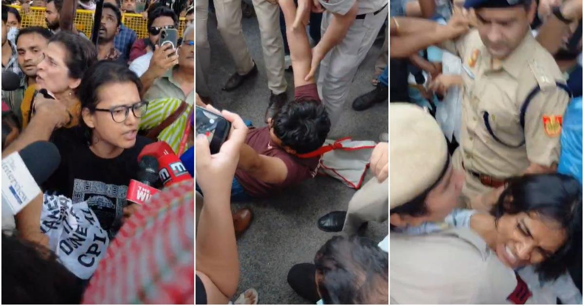 Student Leaders, Activists Detained During Jantar Mantar Protest Against CEC Gyanesh Kumar