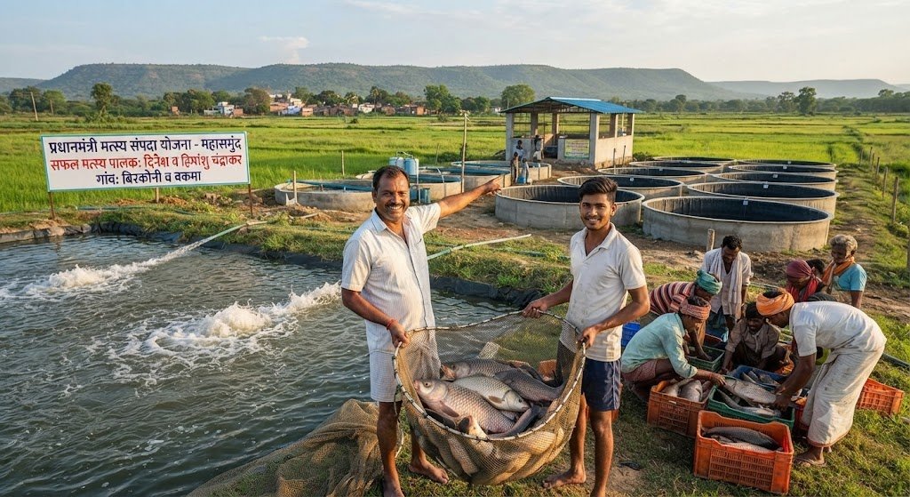 Beyond Paddy: Fish Farming Opens New Income Stream for Mahasamund Farmers