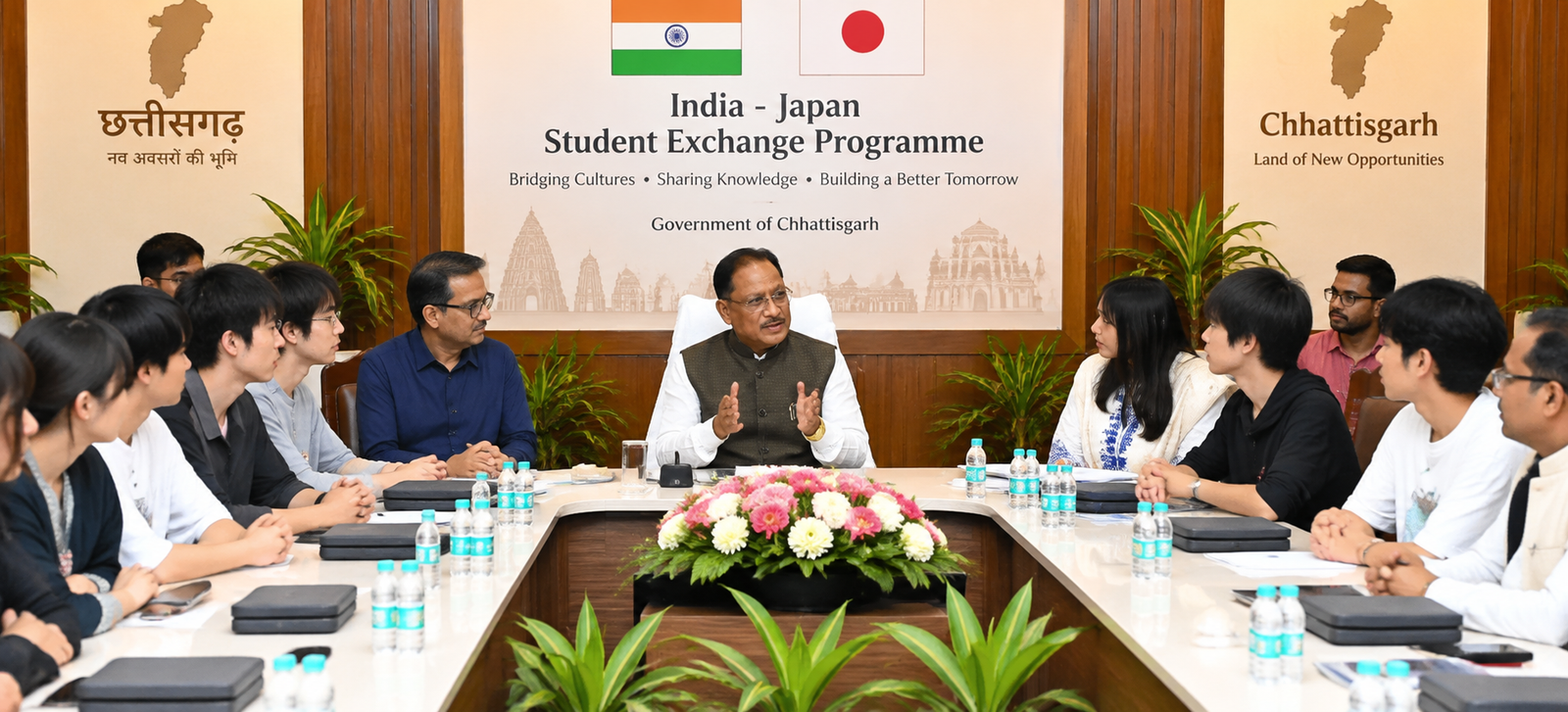 Chhattisgarh-Japan Youth Connect: CM Sai Sees Education and Technology as New Bridge Between Two Cultures