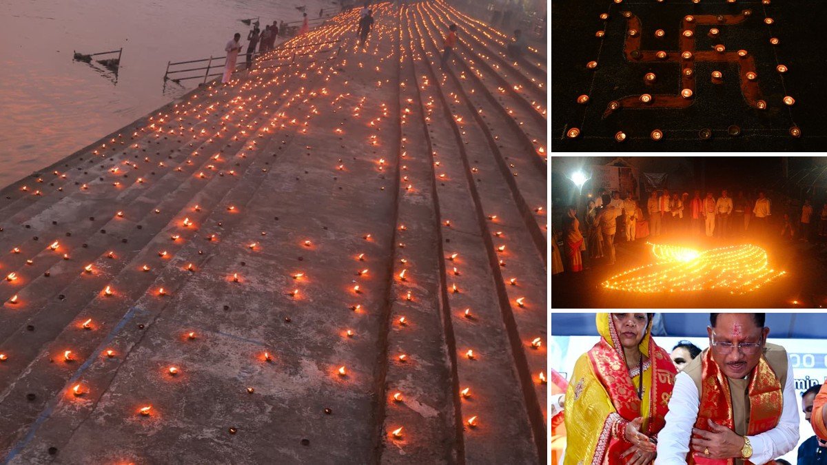 Chhattisgarh Illuminates with Over 1.50 Crore Diyas to Celebrate PM Modi’s 76th Birthday