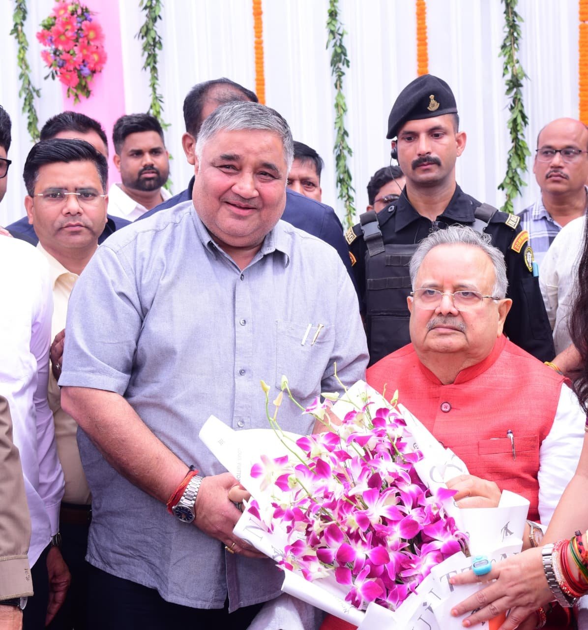 Tourism Minister Rajesh Agrawal Greets Assembly Speaker Dr Raman Singh on His Birthday, Hails His Contribution to Chhattisgarh
