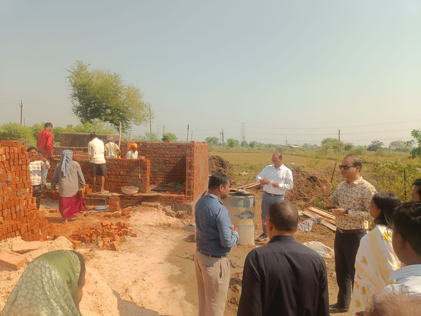Taran Prakash Sinha Reviews Rural Employment and Development Works in Bemetara