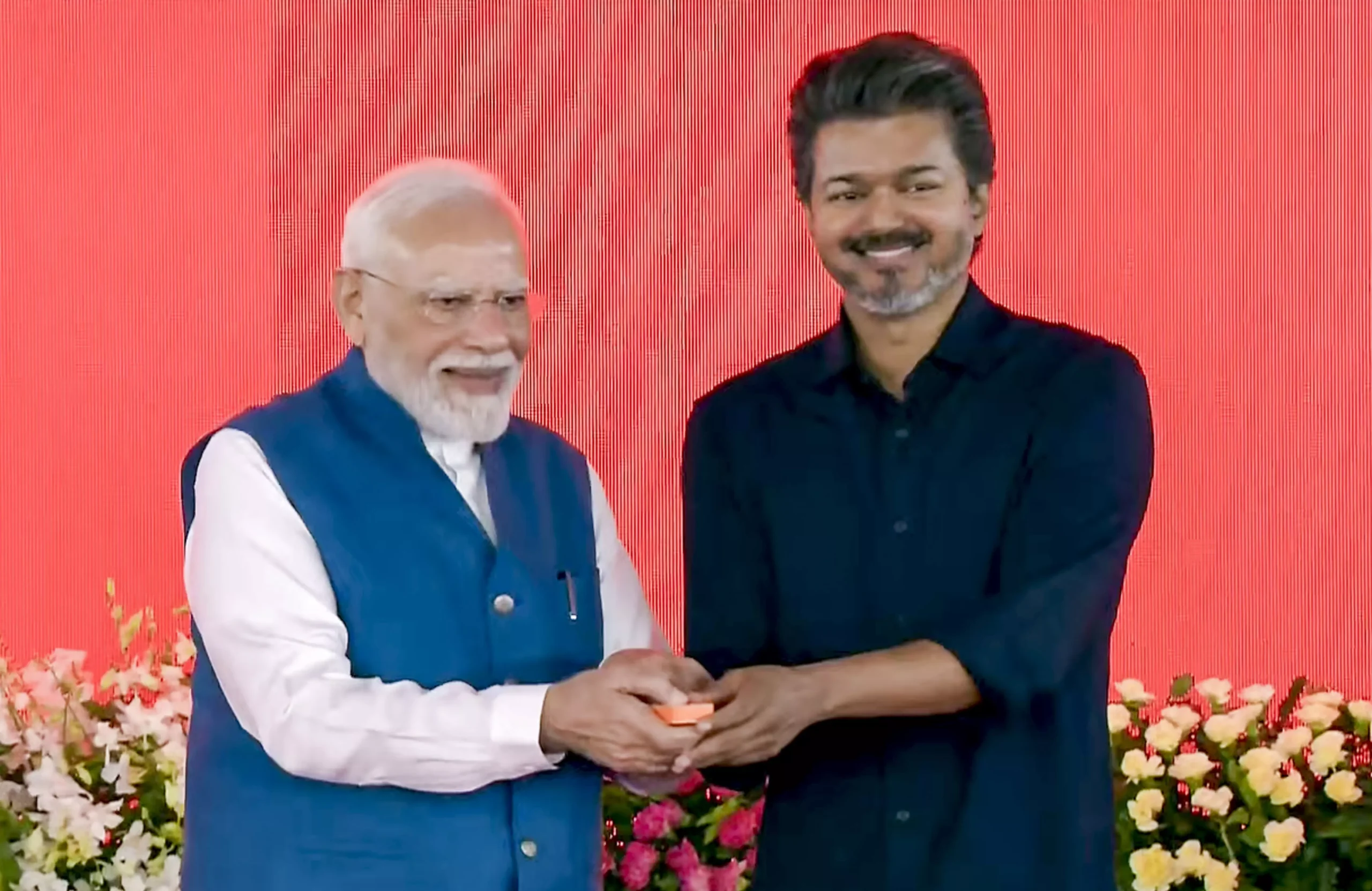 Development Is My Mantra,’ Says PM Modi; Tamil Nadu CM Vijay Seeks Approval for Chennai Metro Phase III