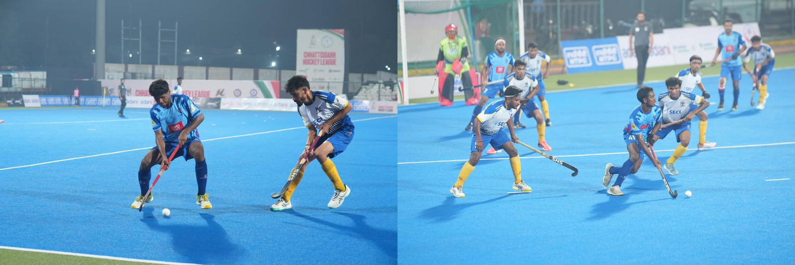 Nyaydhani Knights Beat Rajdhani Royals 2–1 in Chhattisgarh Hockey League Opener