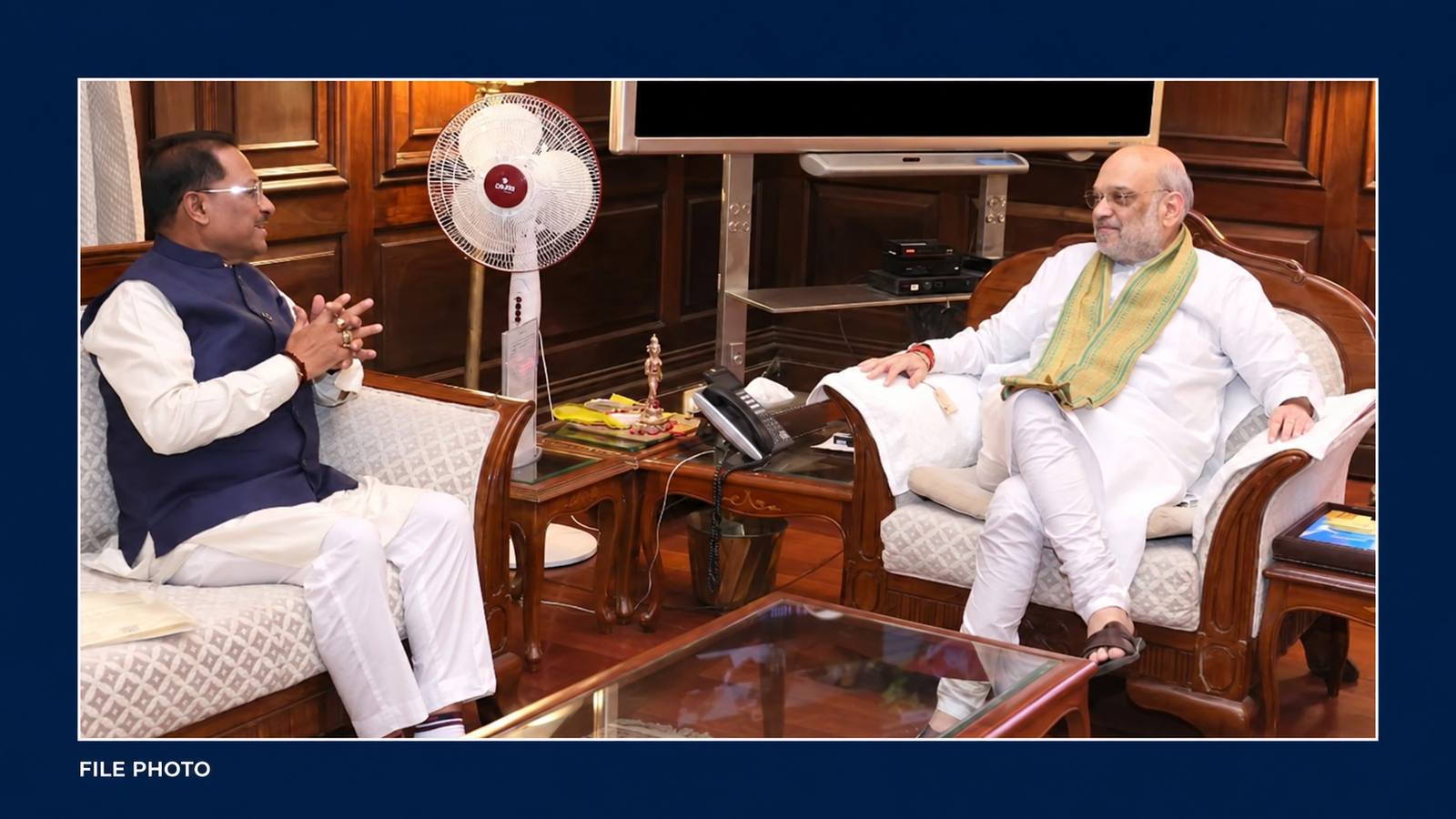 Amit Shah Reviews Cyclone Arnab Situation with Sai, Assures All Possible Assistance