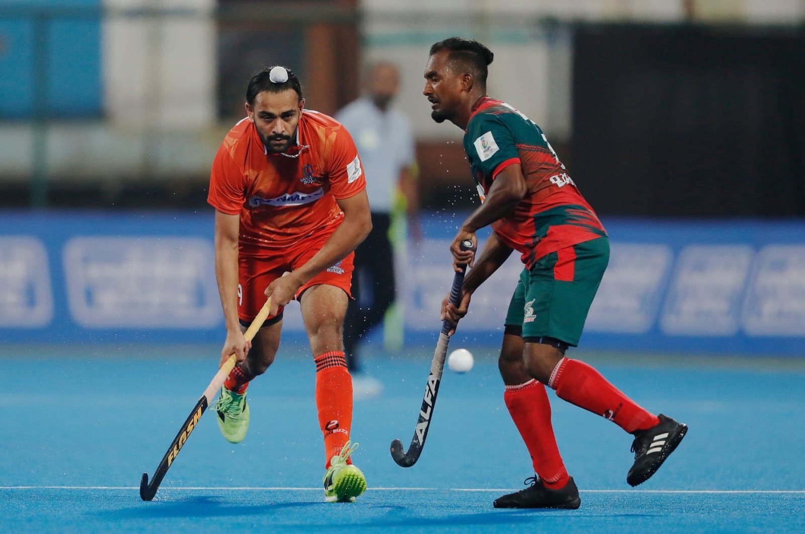 Jaskaran’s Five-Goal Show Not Enough as Strikers Hold Bailadila Bulls 5–5