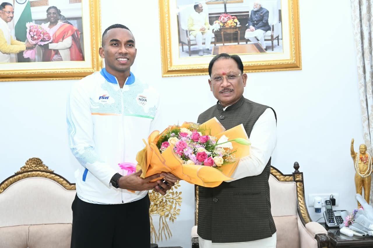 From Jashpur’s Remote Village to Asian Games Glory: CM Vishnu Deo Sai Hails Bronze Medallist Animesh Kujur as Pride of Chhattisgarh