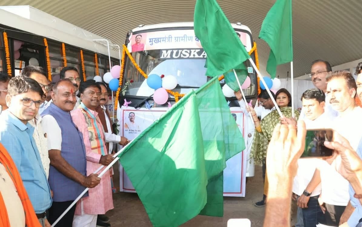 Mukhyamantri Gramin Bus Yojana: Two New Routes Connect Over 40 Villages in Kanker