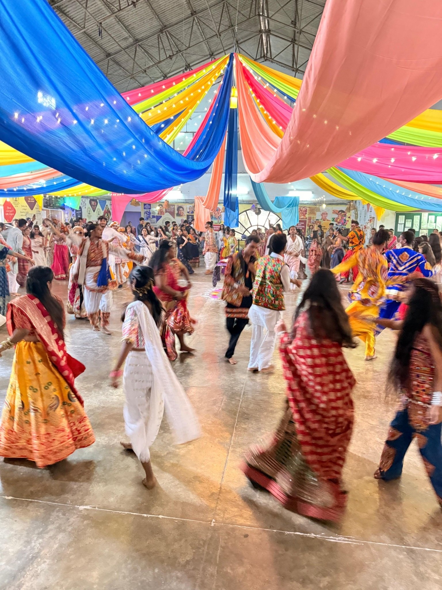 Pragati College Comes Alive With Colours, Devotion and Dance as Students Celebrate Grand Garba Raas