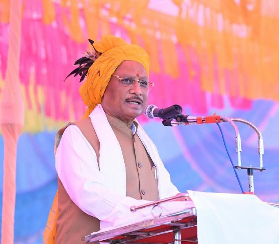 CM Vishnu Deo Sai Announces Five Major Development Projects for Bilaigarh at Historic Rajshahi Dussehra Festival